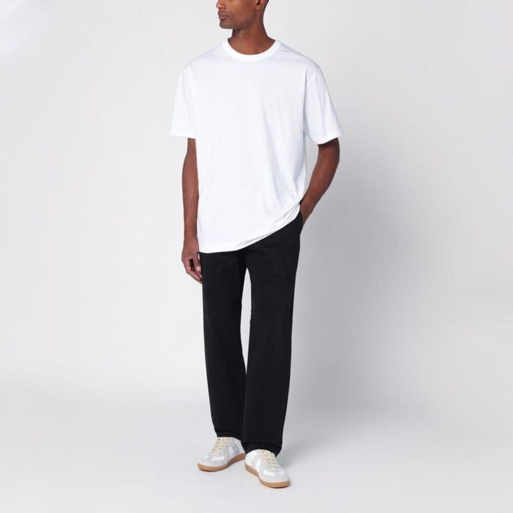 DEPARTMENT FIVE Straight Leg Cotton Pants Men BLACK